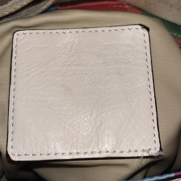 Coach diaper bag in multi-colored stripes, VGUC - Picture 13 of 13